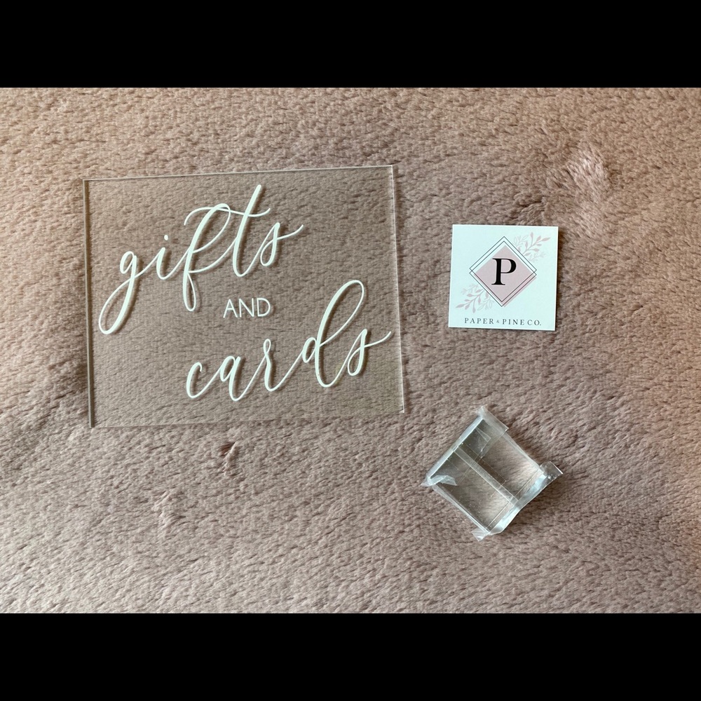 GIFTS SIGN - WEDDING